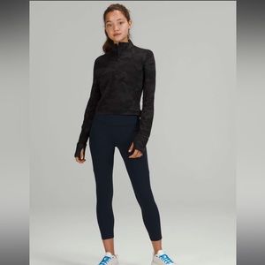 NEW LULULEMON Its Rulu Run Cropped Half-Zip *NWT